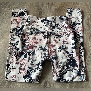 Balance Collection Small Los Angeles Mauve & Blue Buttery Soft Leggings